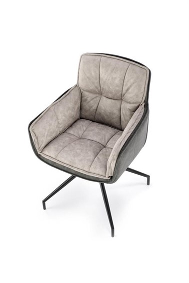 Krzesło K523 Czarny/Popielaty