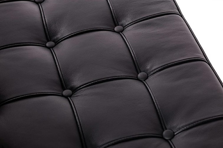 Podnóżek BARCELON Srebrny/Czarny