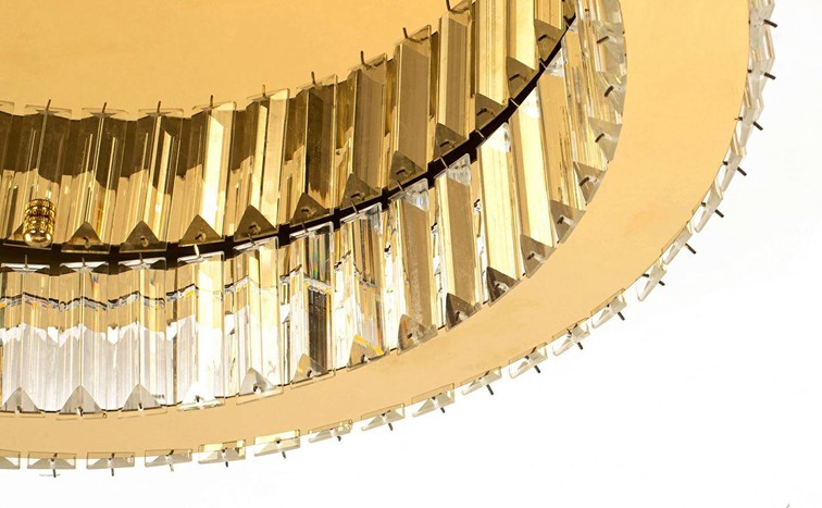 Lampa Sufitowa Plafon BORRA Złoty