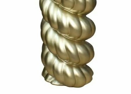 Stolik AMALIA Fi26,5cm Złoty