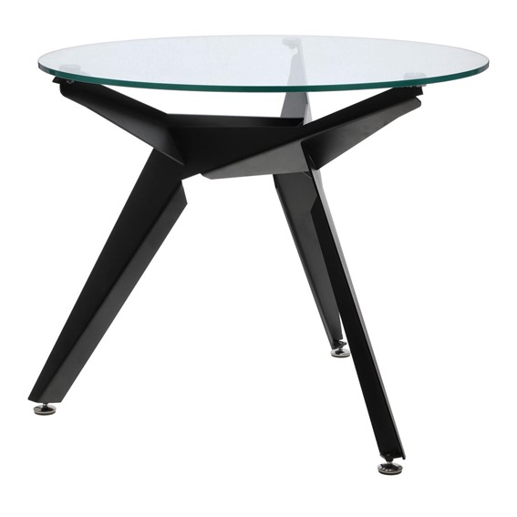 Stół TROY Fi90cm Czarny