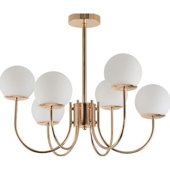 Żyrandol FREIA 6 Złoty