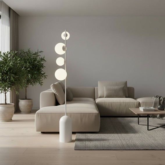 Lampa Podłogowa ETNO LP4 Biały