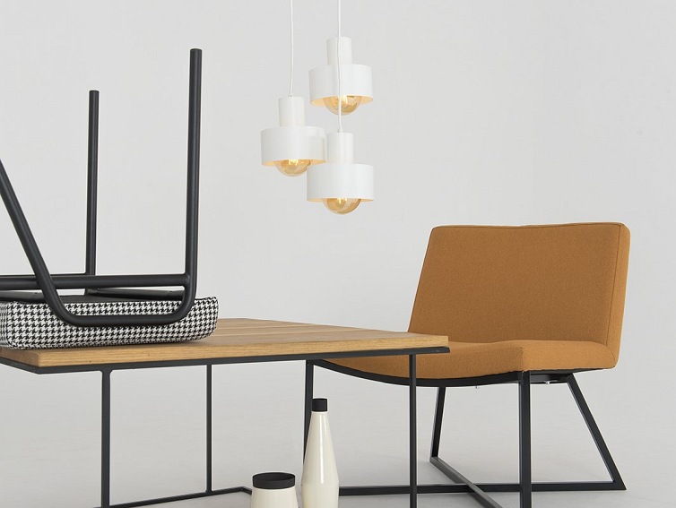 Lampa wisząca FAY 3 KOŁO – biały