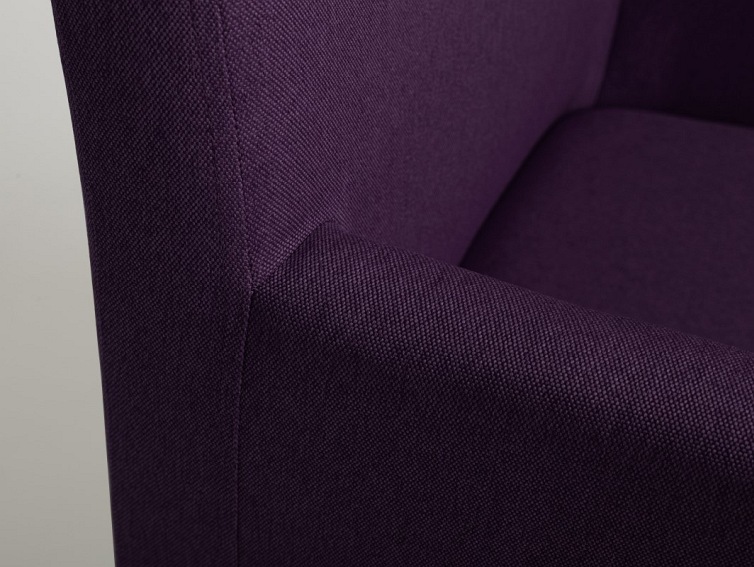 Fotel Wilton Arms 84 60x61x84 Jagodowy/Naturalny