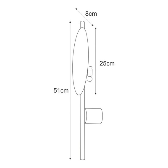 Kinkiet REGA K-4637 Czarny