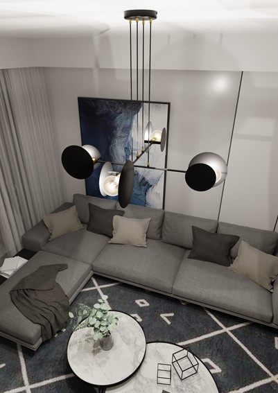 Lampa Sufitowa IDEA 4 Czarny