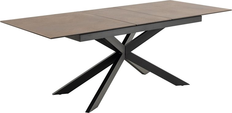Stół IRWINE 168/210cm Brązowy/Czarny