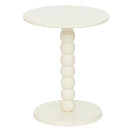 Stolik CHAMLO Fi38cm Biały