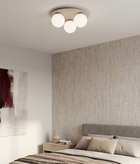 Lampa Sufitowa SOLAR 3 Beżowy/Biały