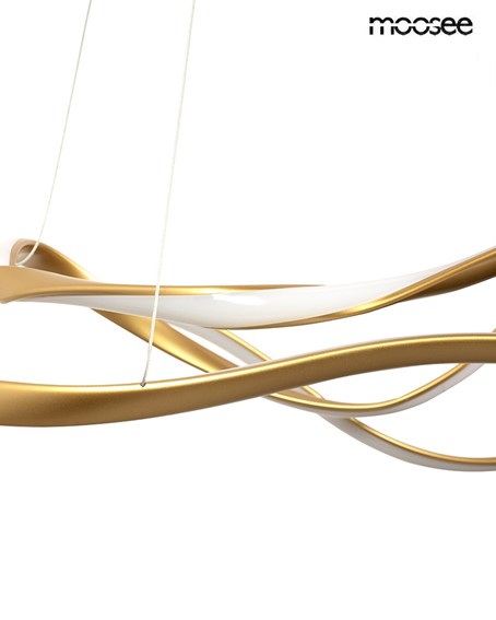 Lampa Wisząca WAVES 2 Złoty