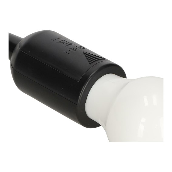 Lampa Wisząca Żarówka Czarny