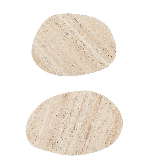 Zestaw Stolików YANISHA Brązowy