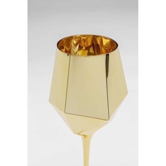 Komplet (4 szt.) Kieliszek do Wina DIAMOND 660ml Złoty