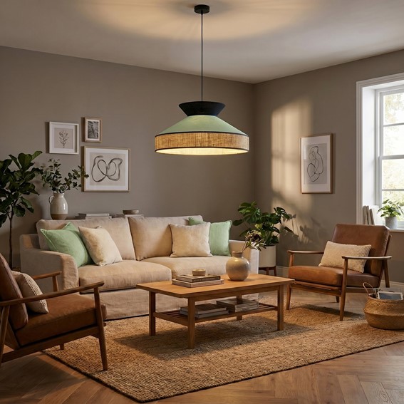 Lampa Wisząca SIESTA 1 Zielony