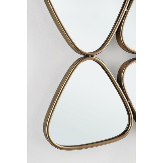 Lustro Ścienne HANIMA 63,5x112 cm Złoty