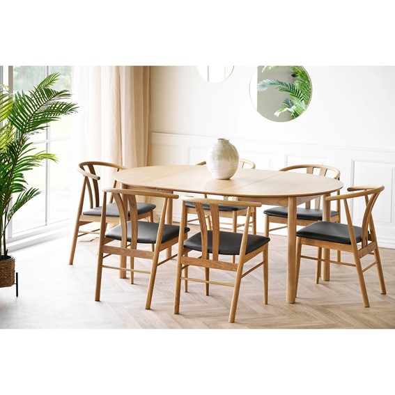 Stół Rozkładany BUNDABERG (120-220)x120cm Dąb Naturalny