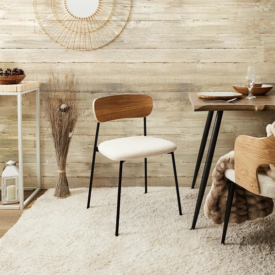 Krzesło LOKI Naturalne/Beżowe