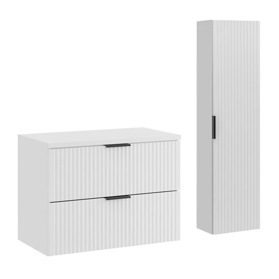 Zestaw Meblowy 80cm Biały Mat