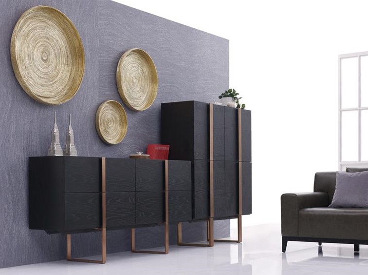 Komoda HUDSON H02 Czarny