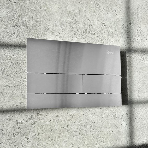 Stelaż Podtynkowy WC K011A-Q z Przyciskiem T Stal Szczotkowana