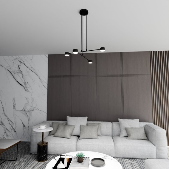 Lampa Wisząca MODUS 4 Czarny