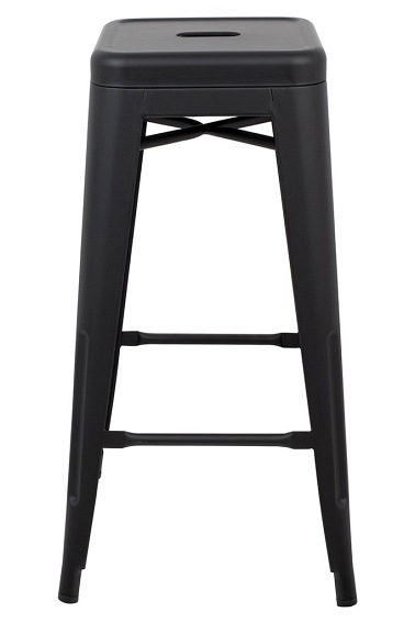Krzesło Barowe TOWER 76 PARIS Czarny