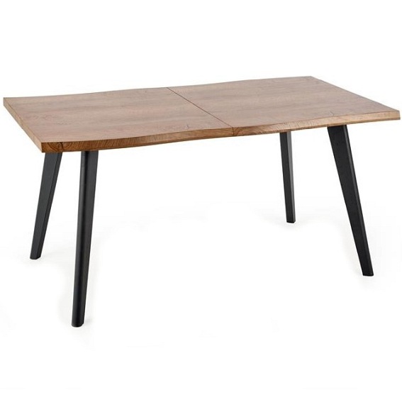 Stół Rozkładany Dickson 80x120(180)x75 Naturalny/Czarny