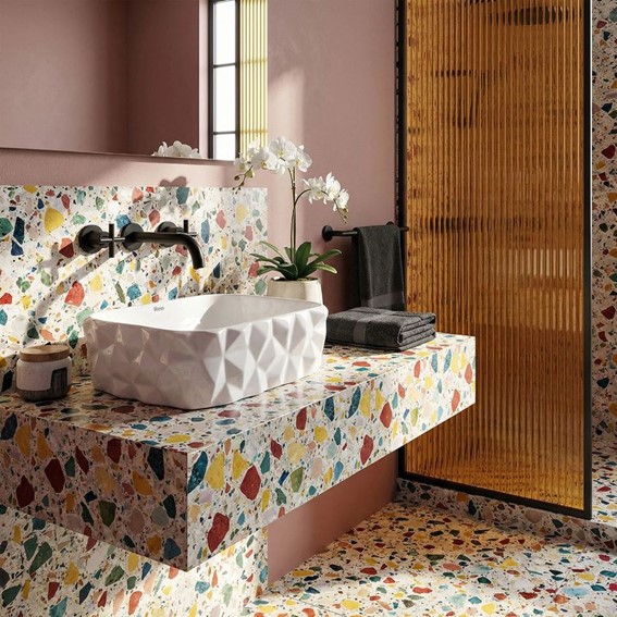 Umywalka Nablatowa ZAMIA Biały