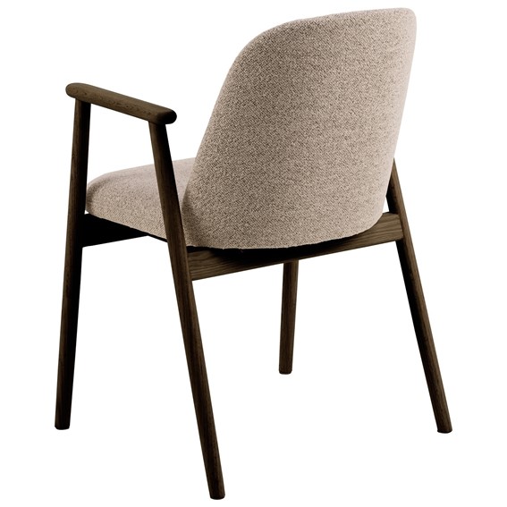 Krzesło LEO Dąb Dymiony/Beżowy Monza 60