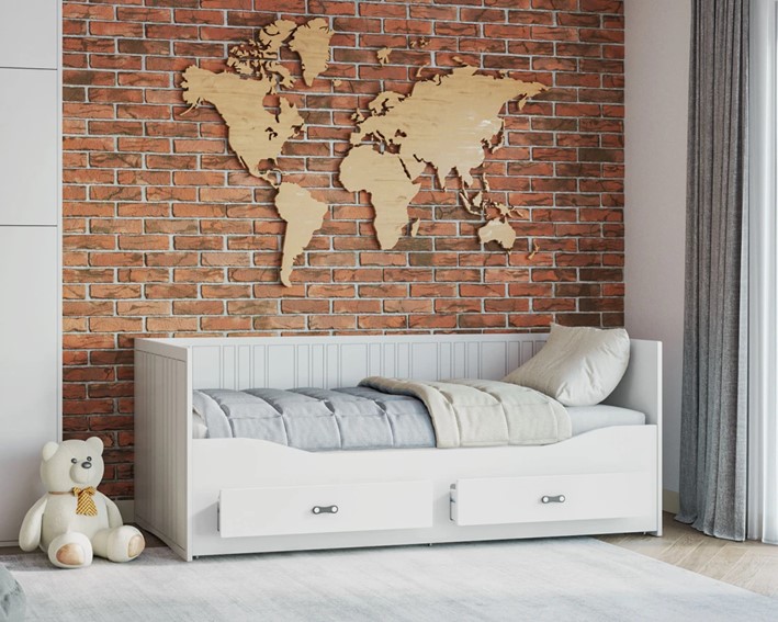 Łóżko HARPER 80x200 Biały