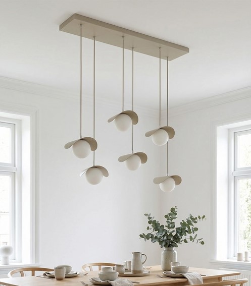 Lampa Wisząca RITUAL 6 Beżowy