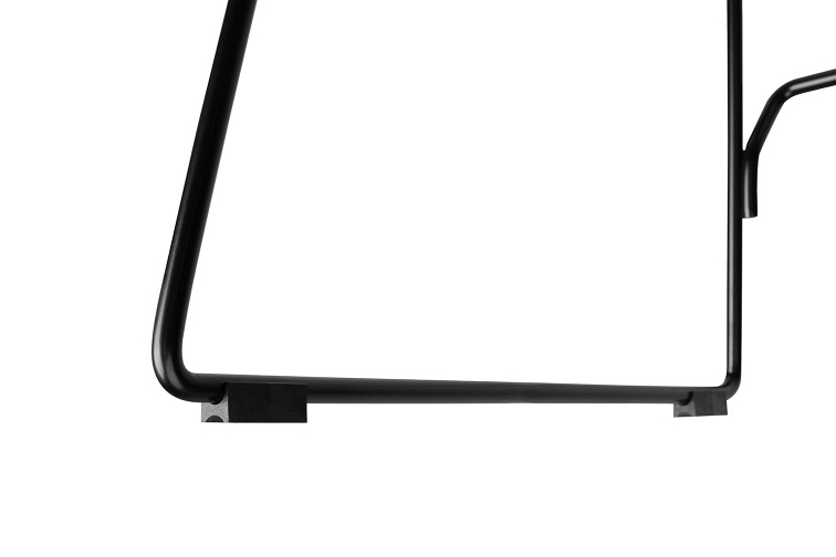 Krzesło Barowe MILES 76cm Czarny