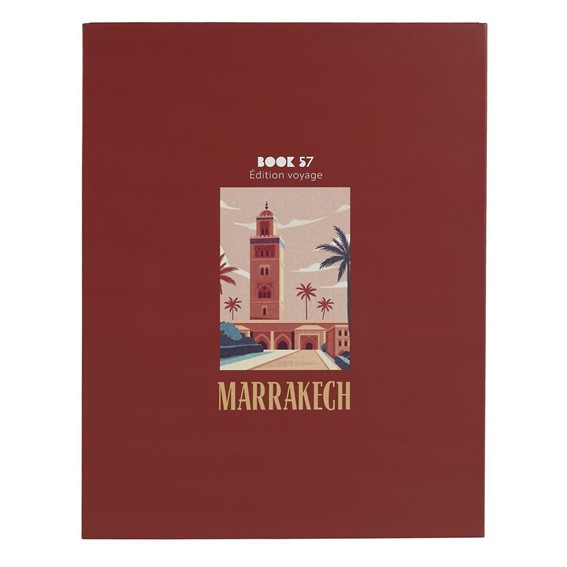 Pudełko Książka MARRAKECH Czerwony