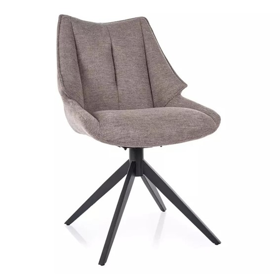 Krzesło CODA Brego Beżowy/Czarny Mat