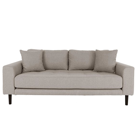 Sofa Trzyosobowa LIDO Beżowy/Czarny