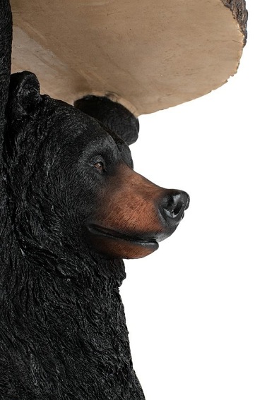 Stolik BEAR Czarny/Drewniany