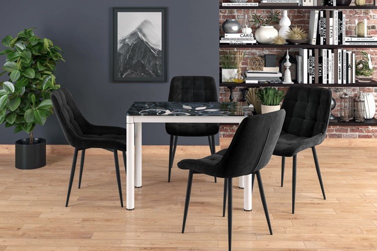 Krzesło Velvet J262-1 Czarny