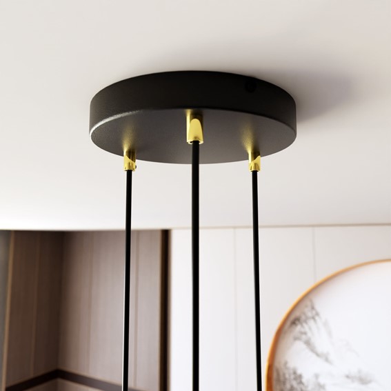 Lampa Wisząca SELTER 3 PREMIUM Złoty