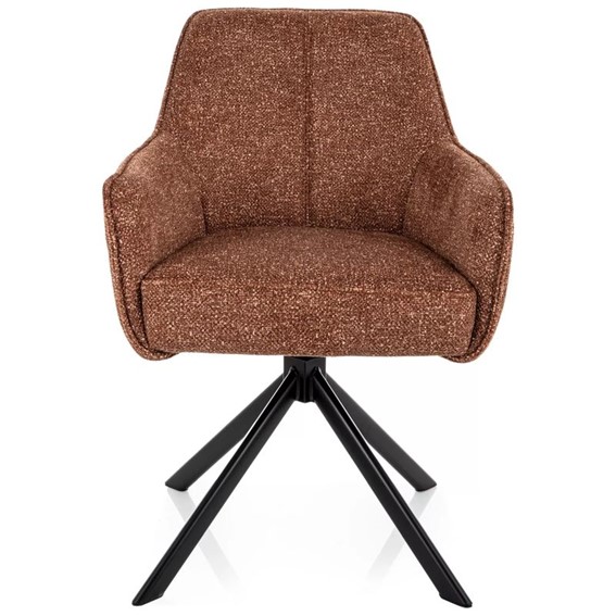 Krzesło NOTTI Leo Camel/Czarny Mat