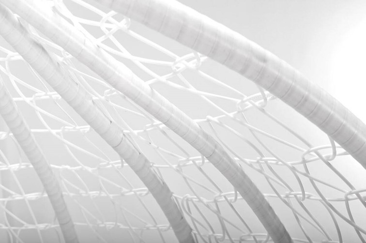 Fotel Wiszący BAHAMA Biały/Szary