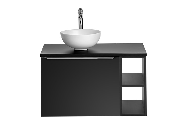 Zestaw Mebli Łazienkowych SFBL B UN.DOMI MW 80cm Czarny