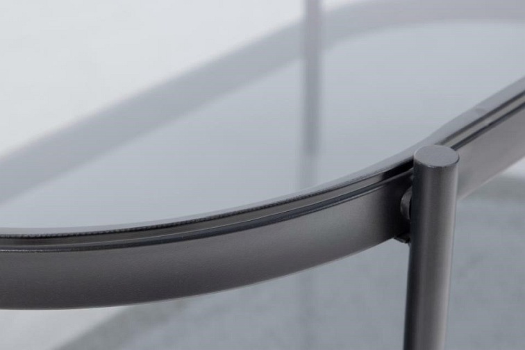 Stolik Owalny Bayonne 50x95 Czarny