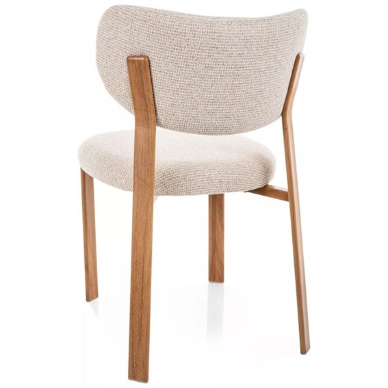 Krzesło RIN D Jasny Beż/Dąb