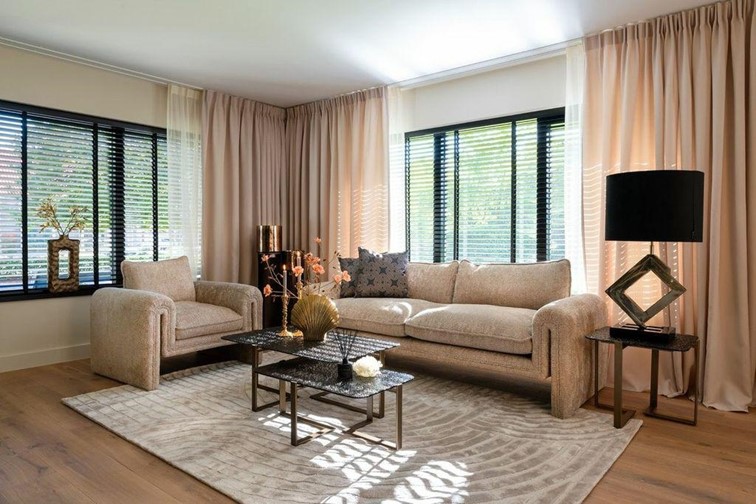 Zestaw Stolików Kawowych STERLING Złoty