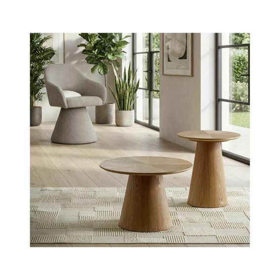 Ława ANGEL Fi60cm Dąb