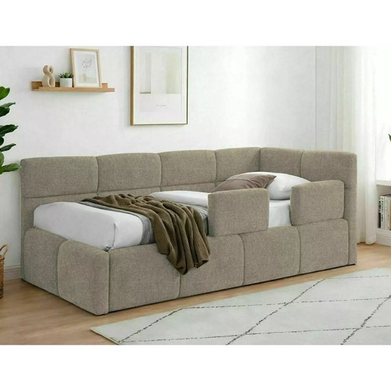 Łóżko EMMA Raven 90x200cm Ciemny Beż