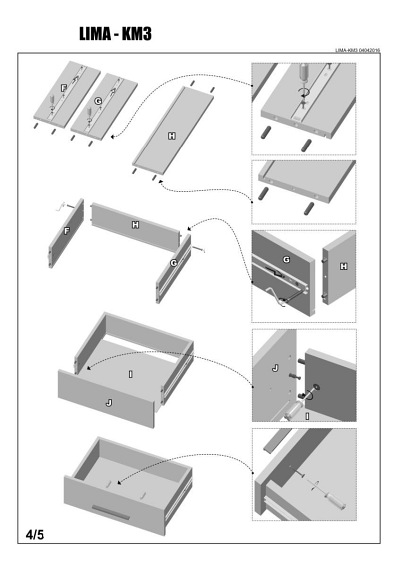 Komoda LIMA KM-3 Dąb Sonoma
