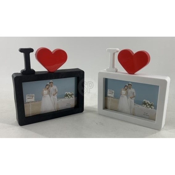 Ramka na Zdjęcia I LOVE Czarny 10x15cm