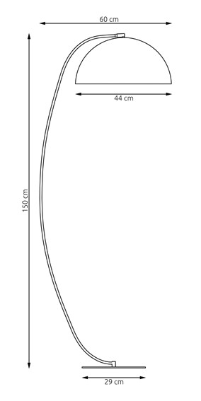Lampa Podłogowa ARCOS LP1 Biały